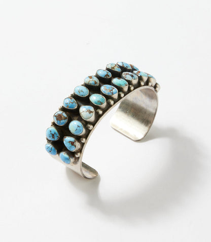 Sterling Silver Golden Hill Turquoise Bracelet