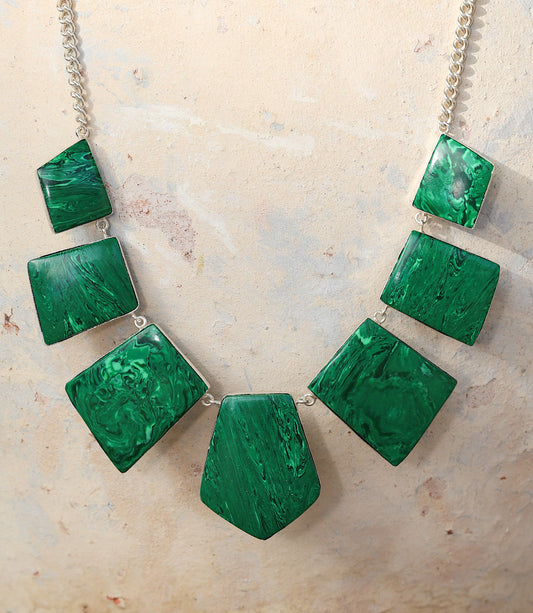Malachite Statement Necklace