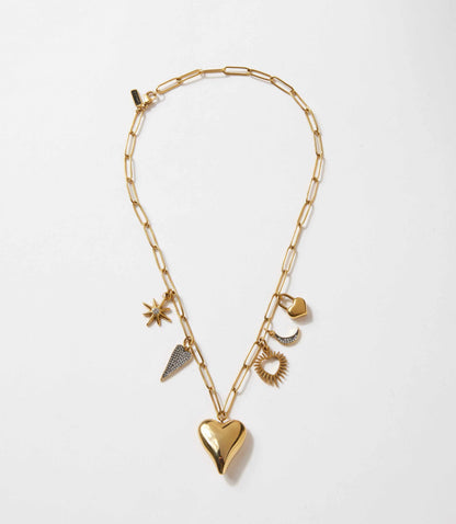 To The Moon And Back Charm Necklace
