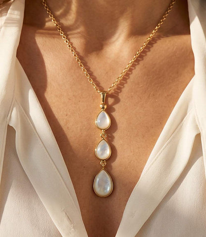 Triple Pearl Necklace