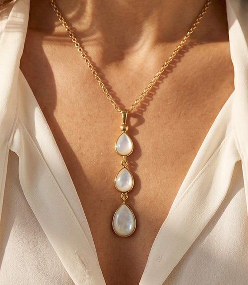 Triple Pearl Necklace