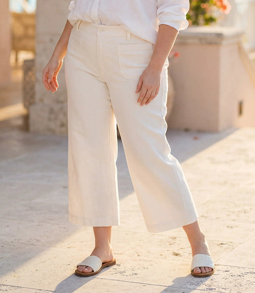 Plus Size Lauren Patch Pocket Cropped Pants
