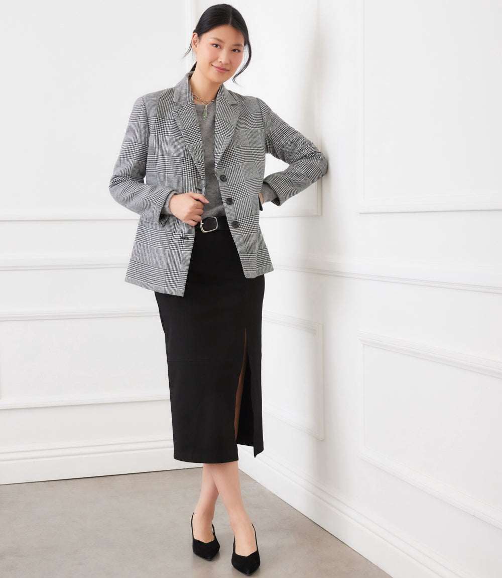 Houndstooth Blazer