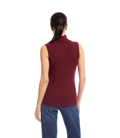 Ribbed Turtleneck Tank