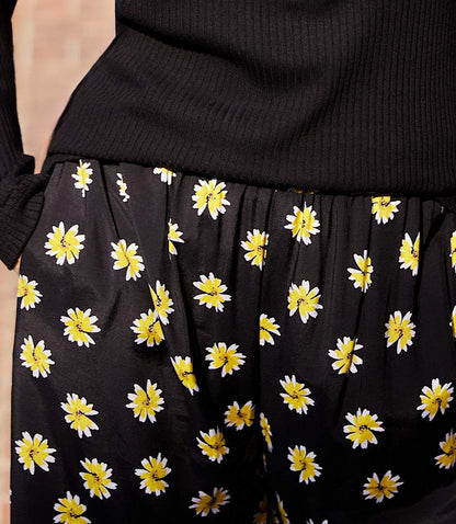 Petite Size Wide-Leg Pants