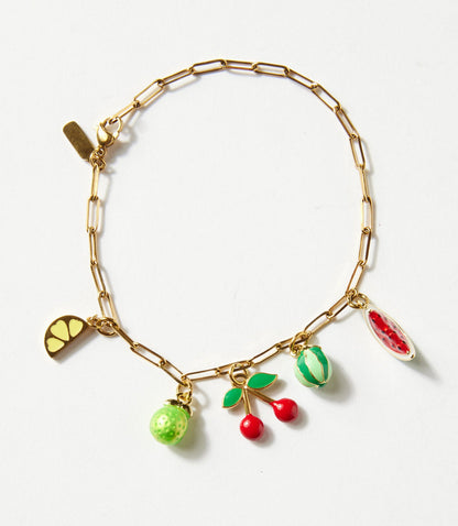 Fruit Charm Bracelet