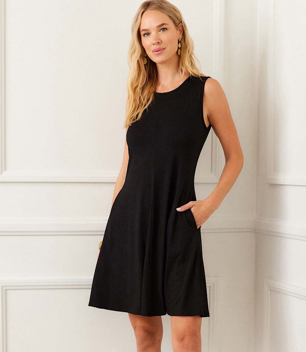 Sleeveless Fit and Flare Dress