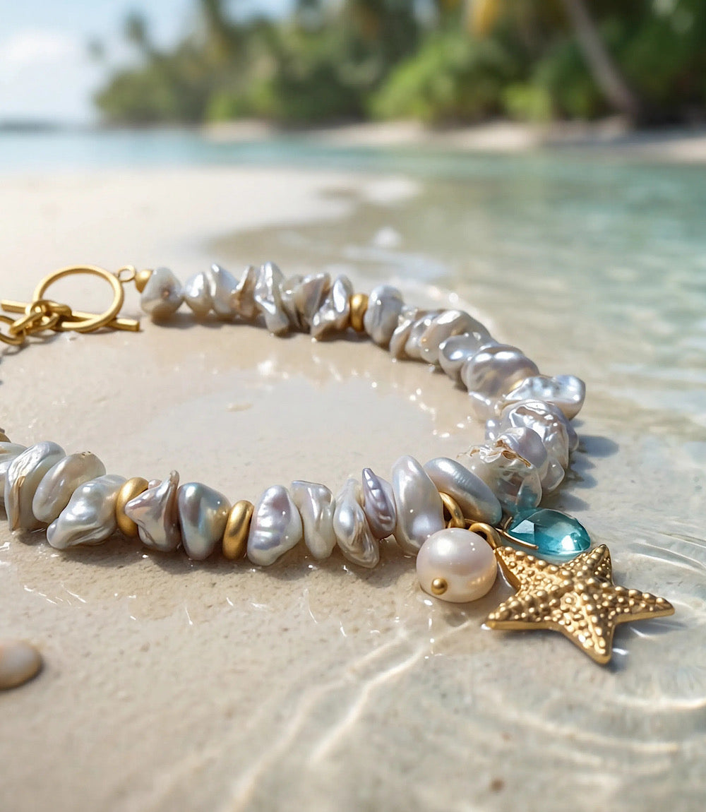 Starfish Charm Bracelet
