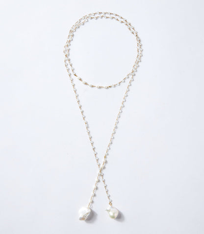 Pearl And Moonstone Necklace