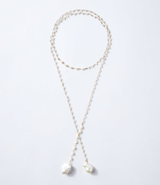 Pearl And Moonstone Necklace