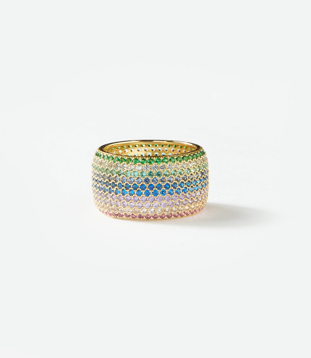 Colorful Crystal Ring