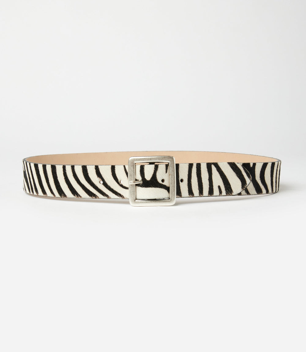 Streets Ahead Zebra Buckle Belt