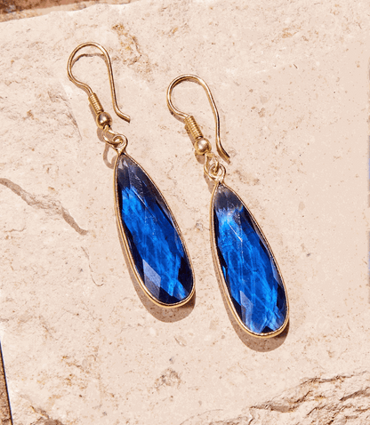 Blue Quartz Earrings
