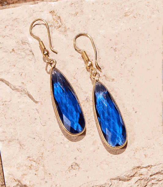 Blue Quartz Earrings