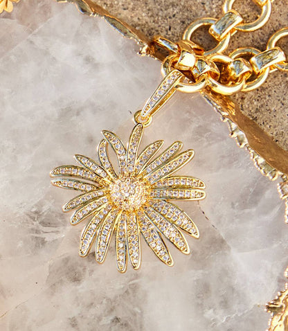 Flower Pendant Necklace