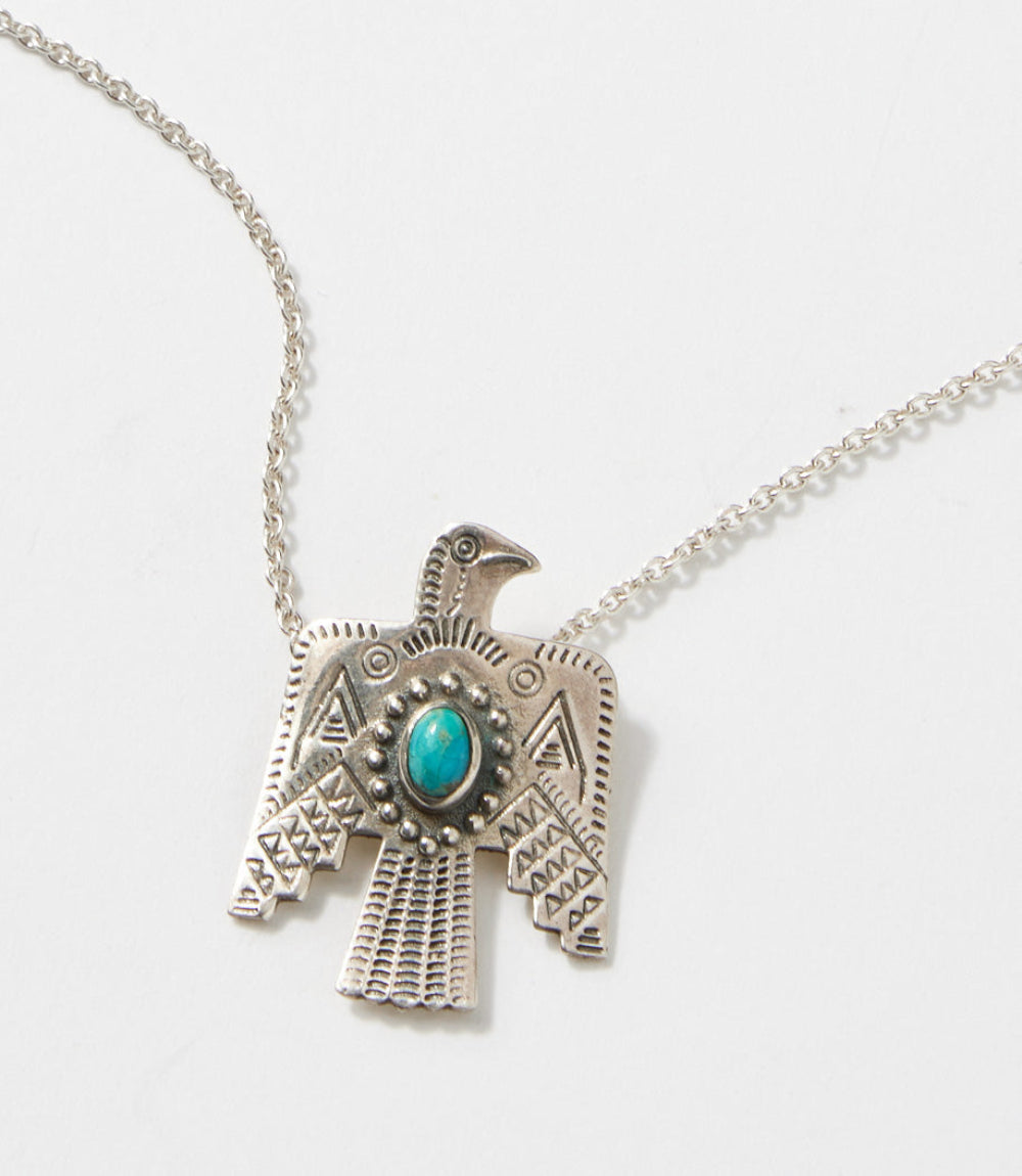 Turquoise Eagle Pendant Necklace