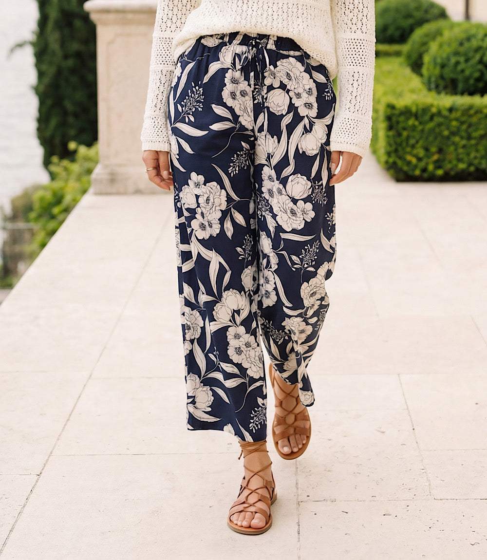 Drawstring Ankle Pants