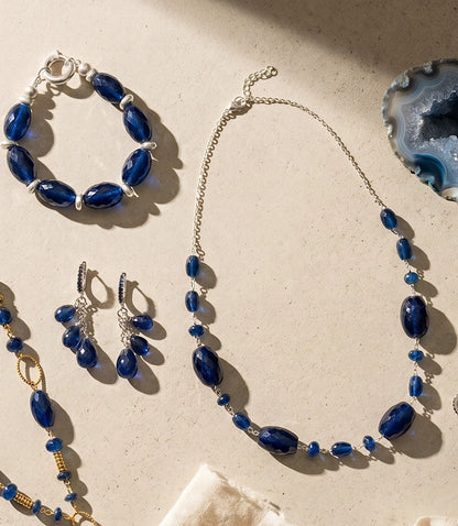 Beaded Sapphire Bracelet