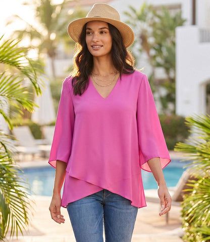 Bracelet Sleeve Asymmetric Top