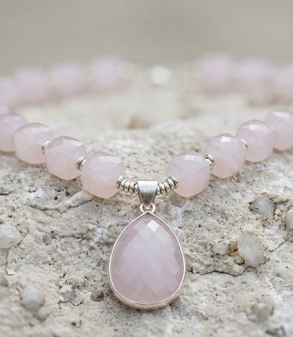 Pink Opal Statement Necklace