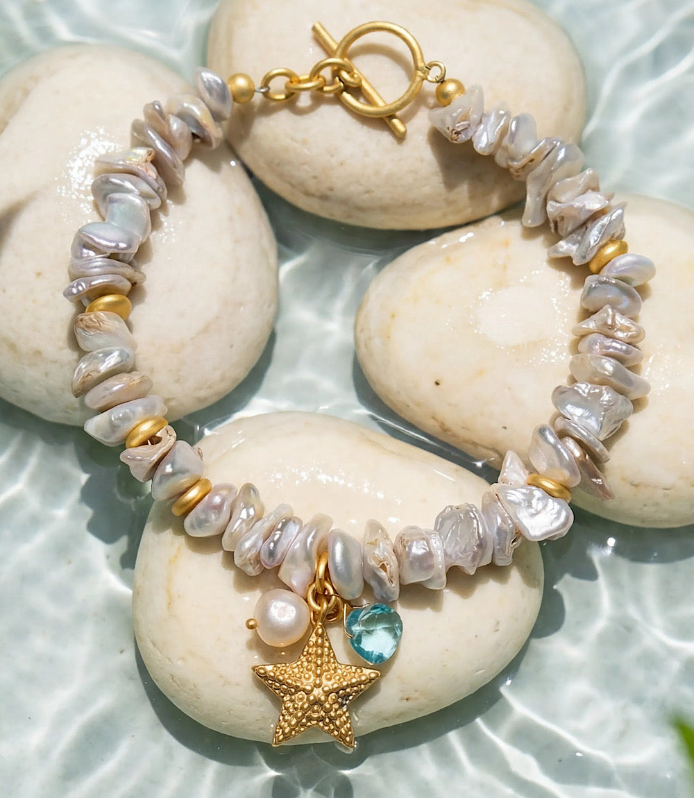 Starfish Charm Bracelet