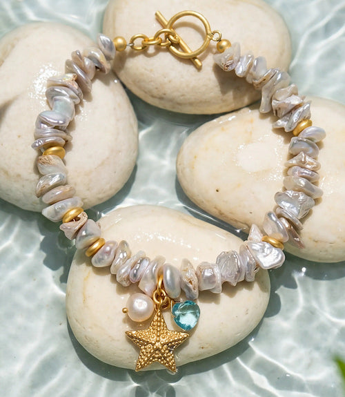 Starfish Charm Bracelet