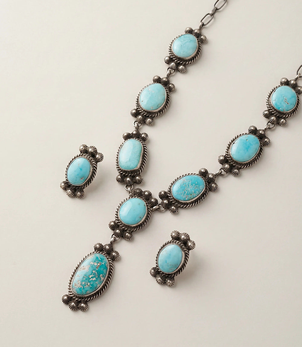 Blue Ridge Turquoise Lariat Set