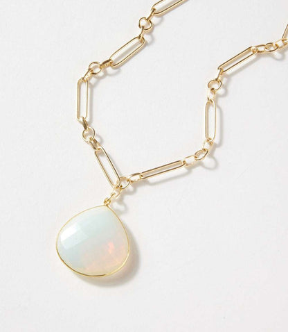 Moonstone Pendant Necklace