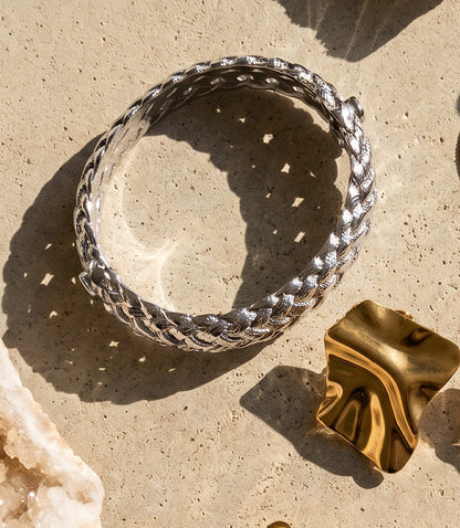 Braided Bangle Bracelet
