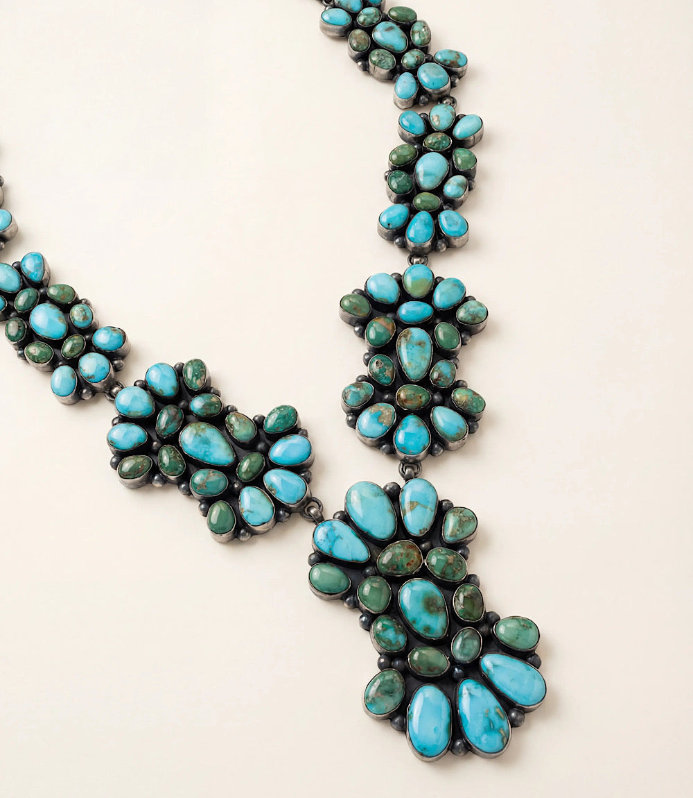 Sonoran Gold Turquoise Necklace And Earring Set