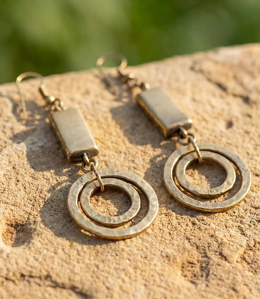 Multi Hoop Drop Earrings