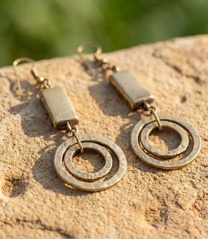 Multi Hoop Drop Earrings