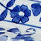 Hand-Painted Porcelain Blue And White Floral Tray