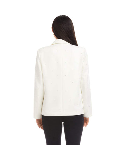 Pearl Embellished Blazer