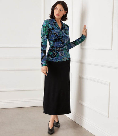 Sweater Knit Midi Skirt