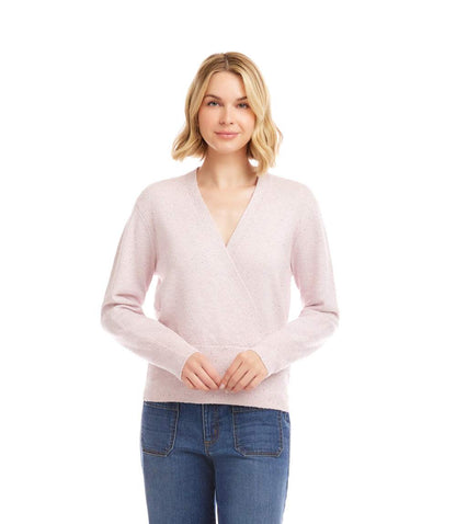 Sequin Wrap Sweater