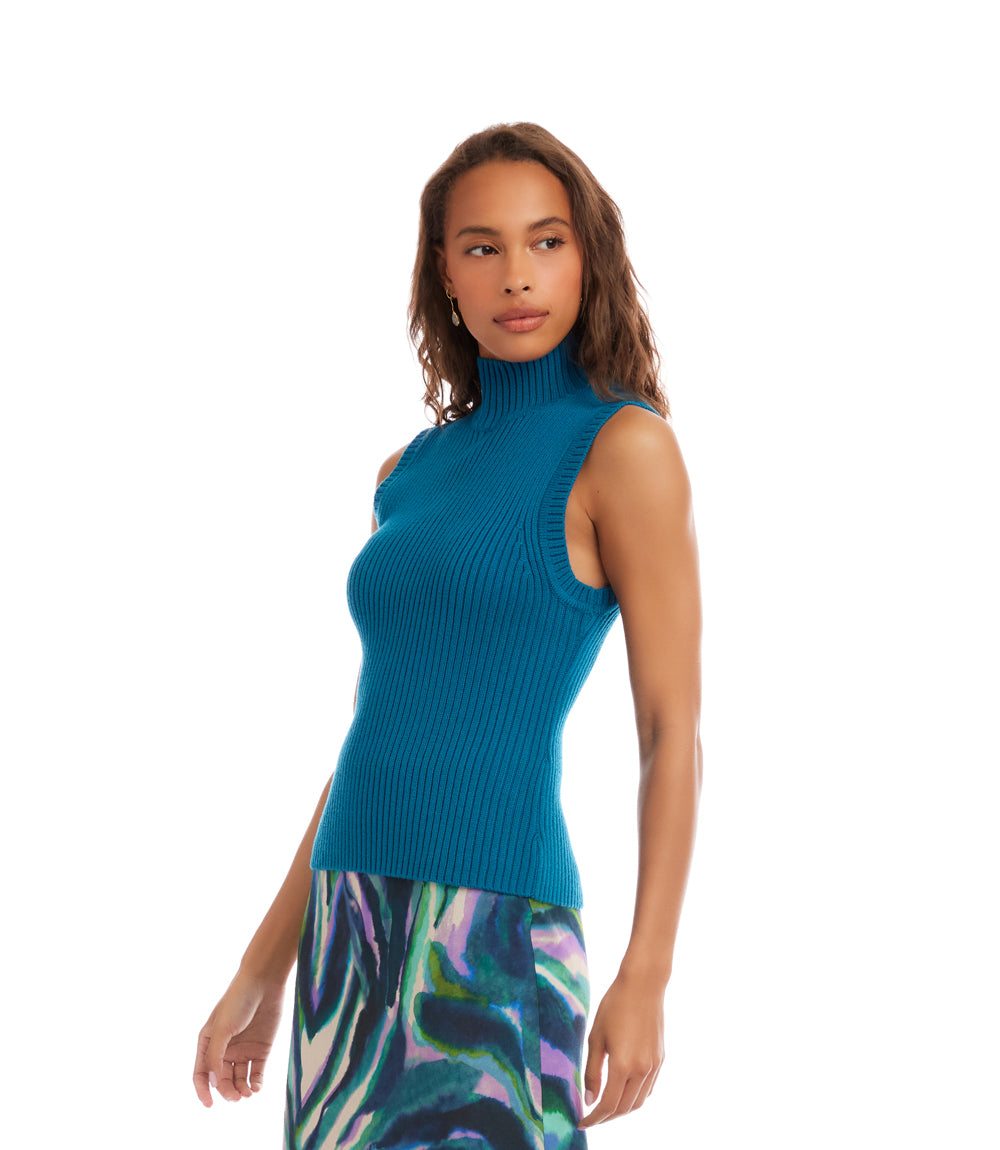 Turtleneck Sweater Tank