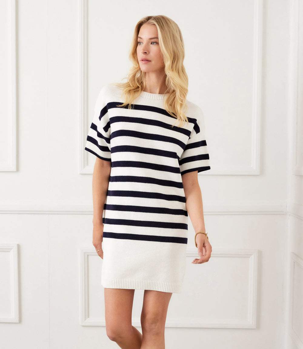 Stripe Sweater Dress