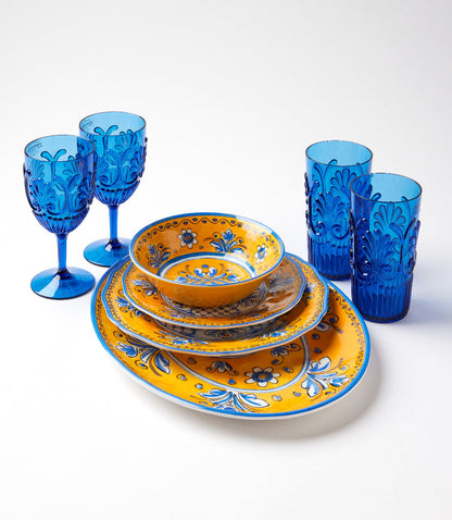Acrylic Fleur Drinking Glass
