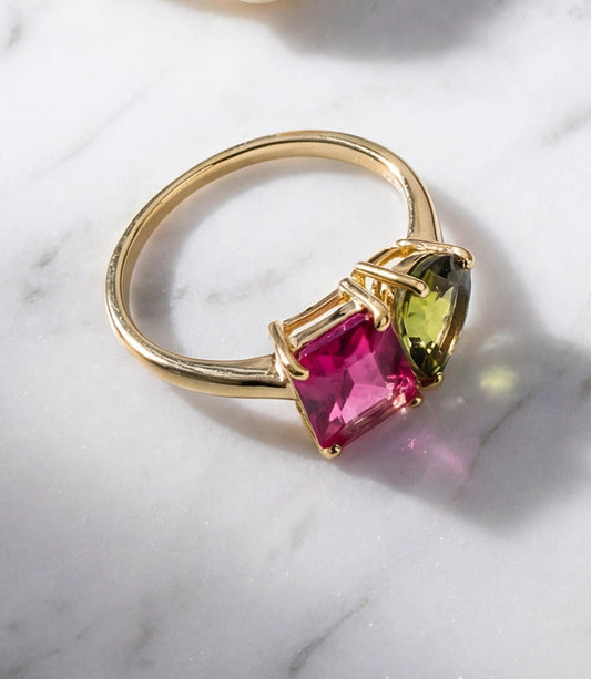 Perfect Pair Gemstone Ring
