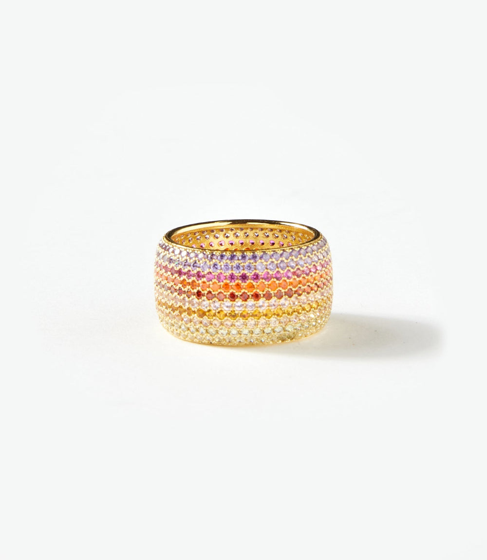 Colorful Crystal Ring