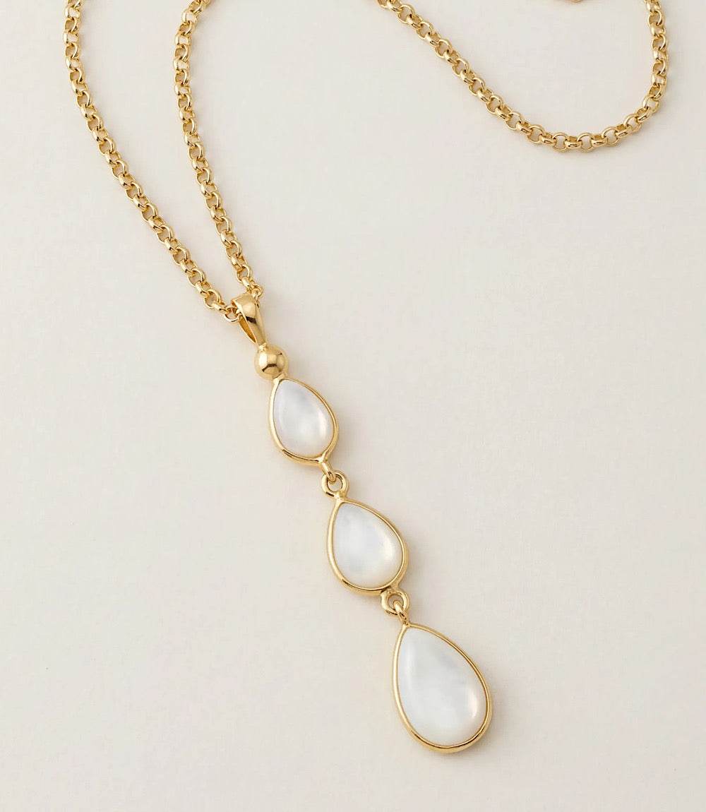 Triple Pearl Necklace