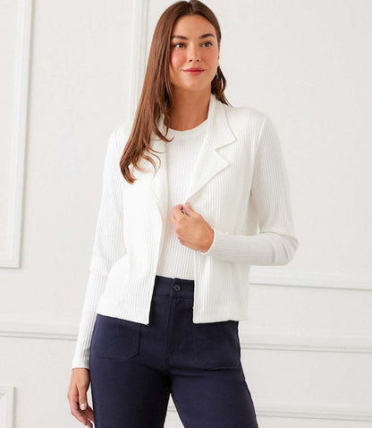 Petite Size Ribbed Jacket