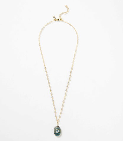 Amazonite Amulet Necklace