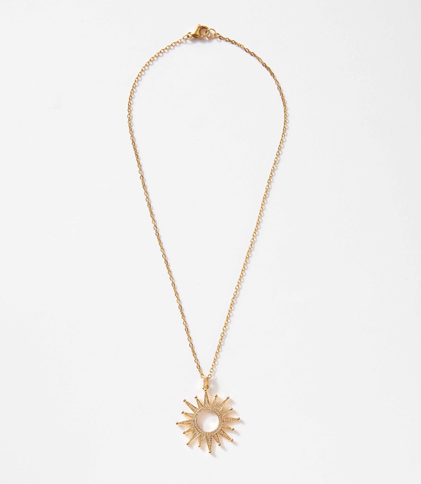 Pavé Starburst Necklace