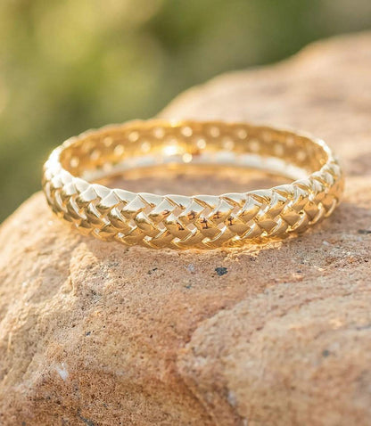 Braided Bangle Bracelet