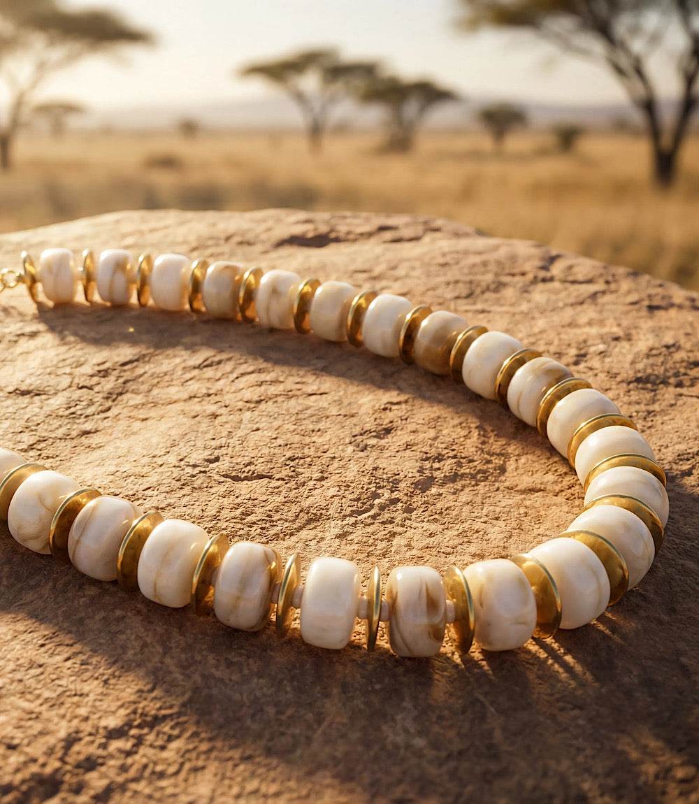 Palm Royale Beaded Necklace