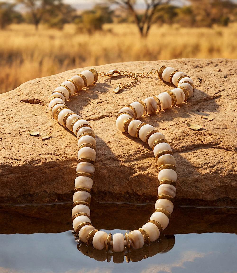 Palm Royale Beaded Necklace