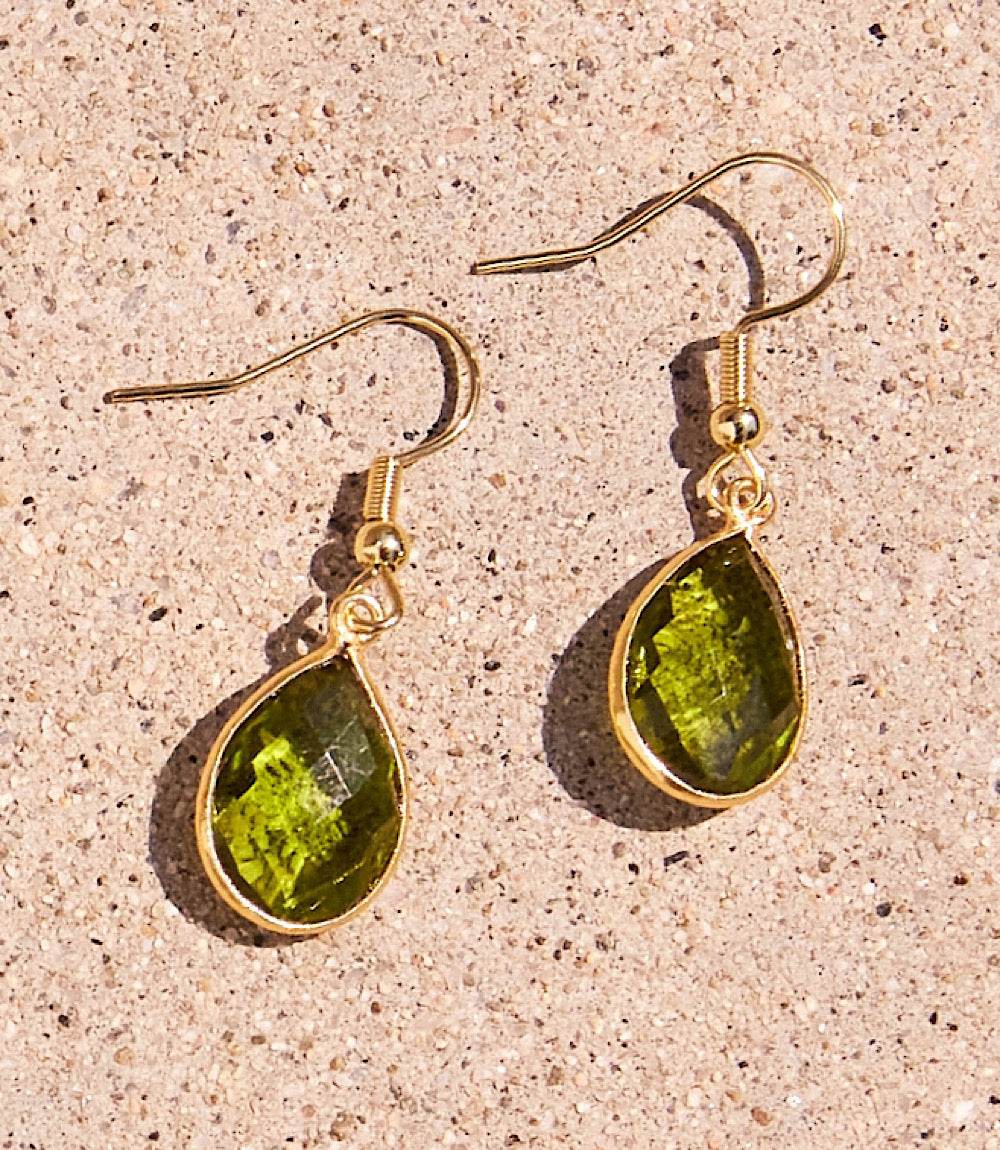 Peridot Gemstone Earrings