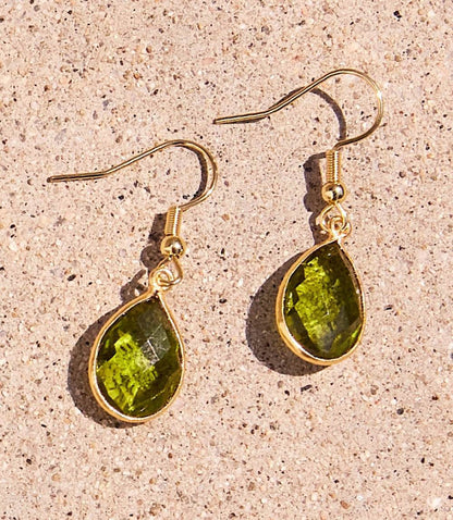 Peridot Gemstone Earrings